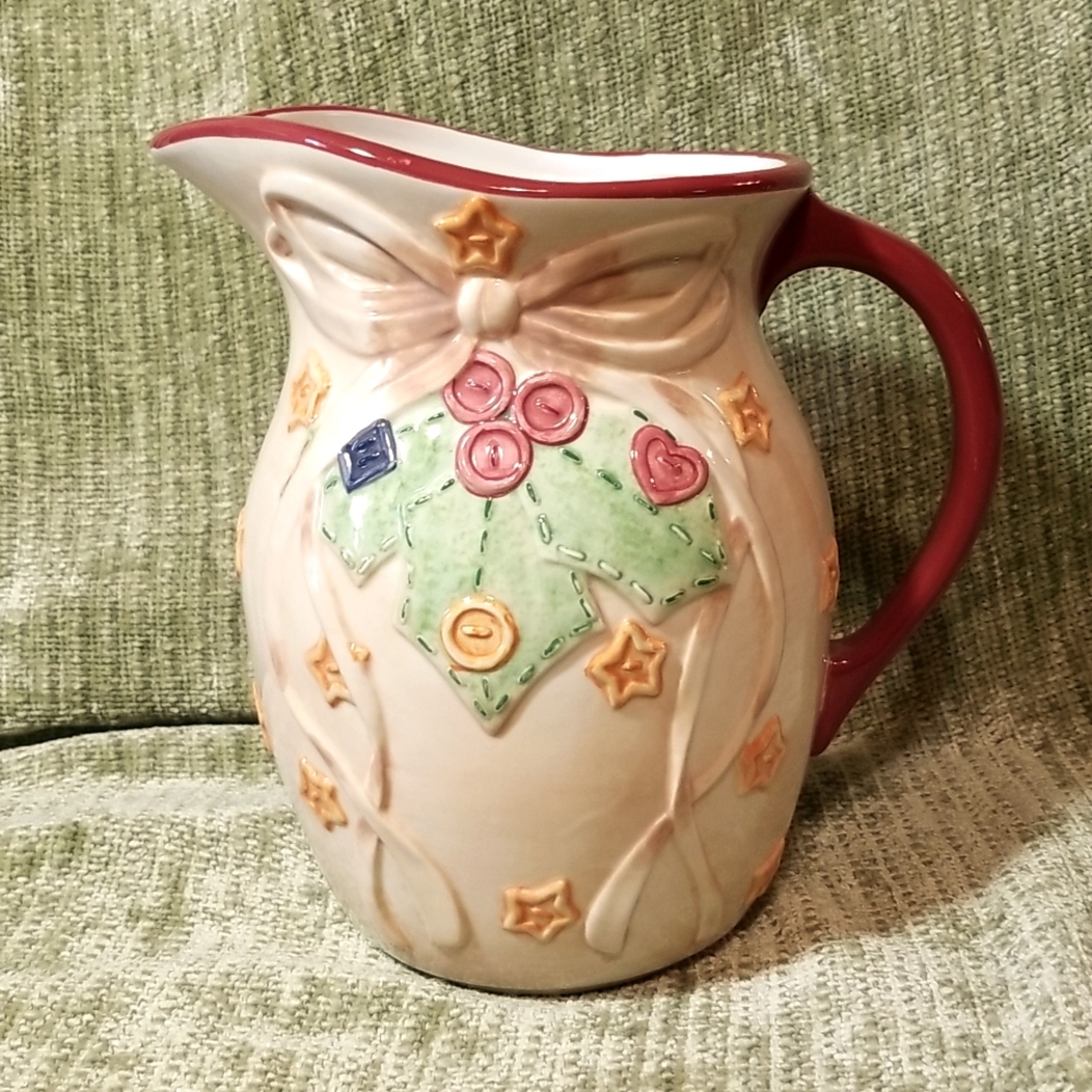 PFALTZGRAFF Crafty Christmas, Sculpted Pitcher